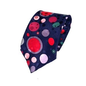 Andre Valetino Patterned Silk Tie NWOT